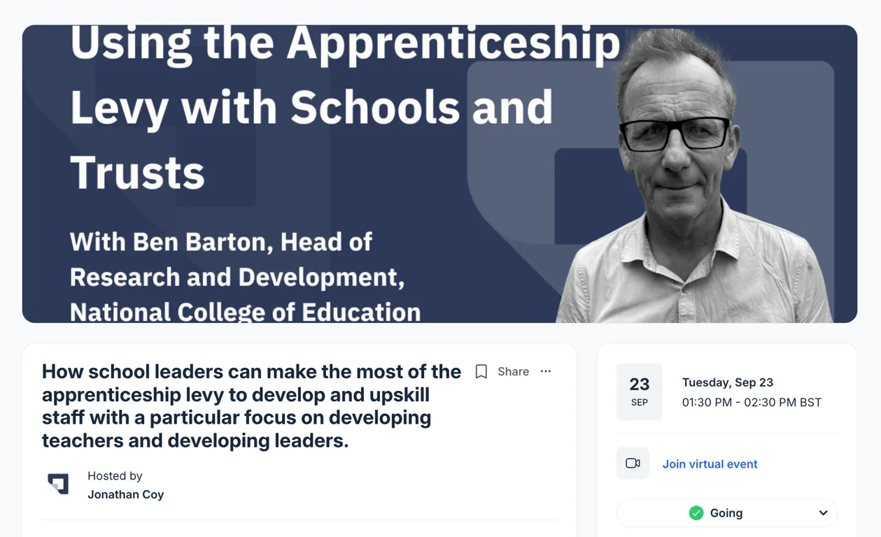 Making the Most of the Apprenticeship Levy: A Guide for School Leaders