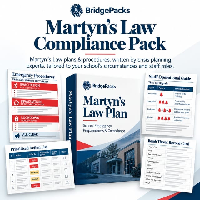 BridgePacks — Martyn’s Law Compliance Pack